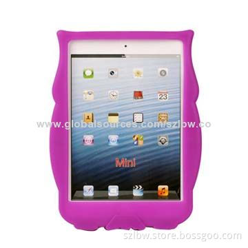 Silicone Case for iPad, 3F Owl Design, Fits Perfectly to iPad